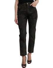 Chic Boyfriend Mid Waist Stretch Jeans Dolce & Gabbana