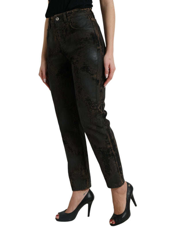 Chic Boyfriend Mid Waist Stretch Jeans Dolce & Gabbana