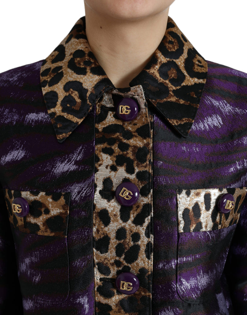 Exquisite Jacquard Trench With Tiger Motif Dolce & Gabbana