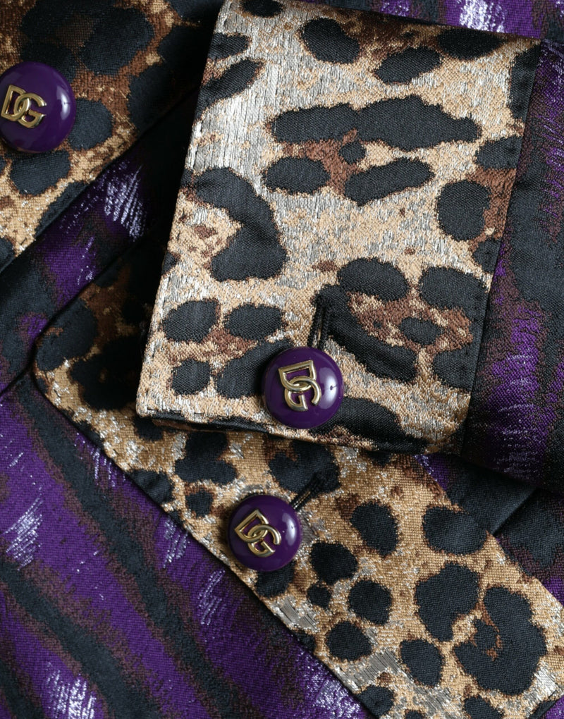 Exquisite Jacquard Trench With Tiger Motif Dolce & Gabbana