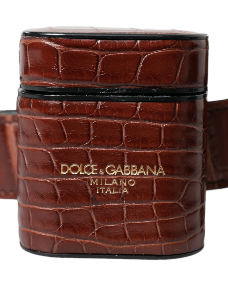 Elegant Leather Airpod & Coin Purse Duo Dolce & Gabbana