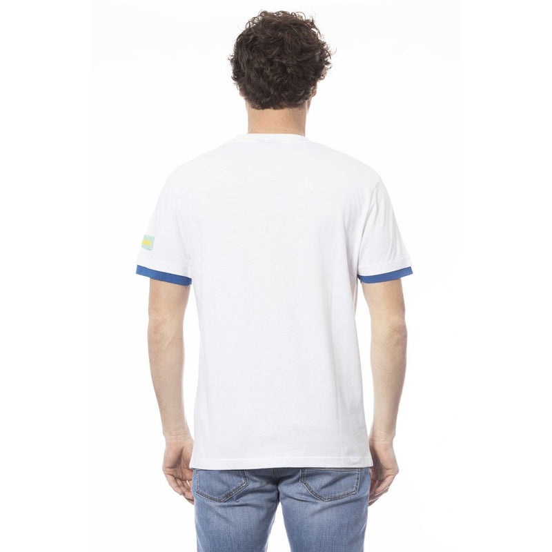 White Cotton Men T-Shirt Invicta