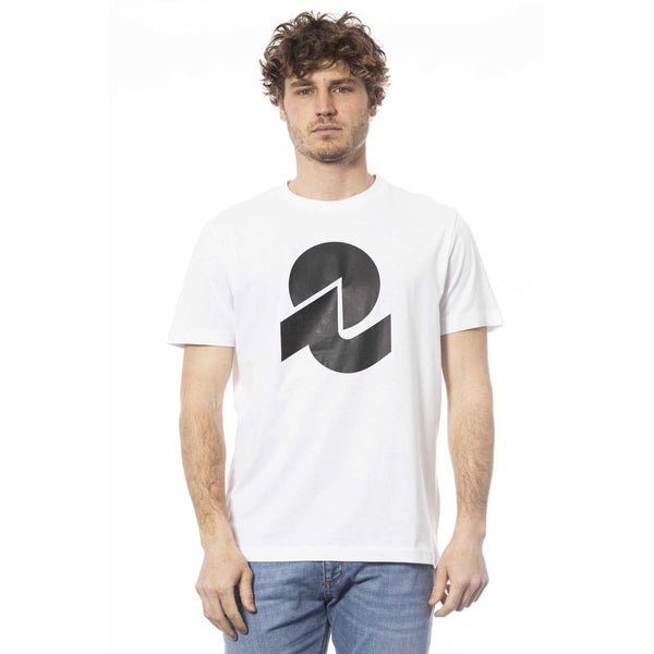 White Cotton Men T-Shirt Invicta