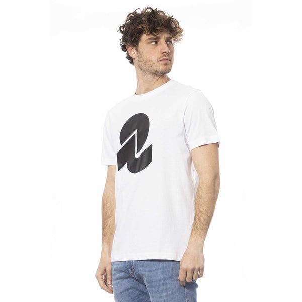 White Cotton Men T-Shirt Invicta