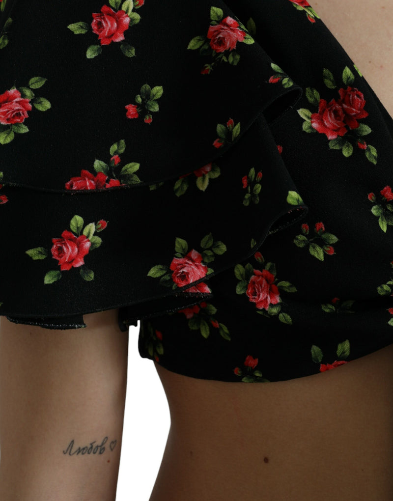 Floral Print Cropped Top Luxe Fashion Dolce & Gabbana