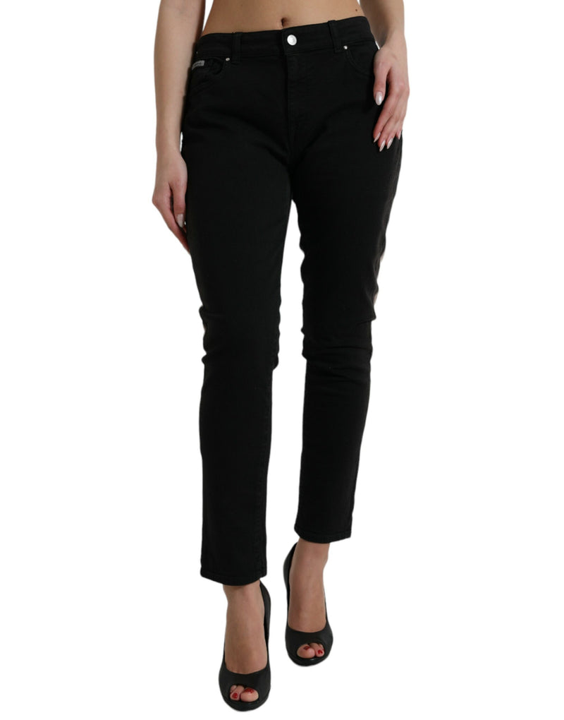 Elegant Mid-Waist Stretch Jeans Dolce & Gabbana