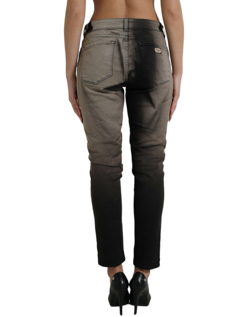 Elegant Mid-Waist Stretch Jeans Dolce & Gabbana