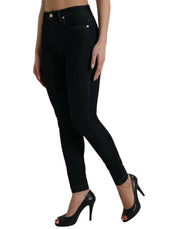 Sleek Mid-Waist Stretch Denim Jeans Dolce & Gabbana