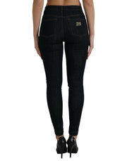 Sleek Mid-Waist Stretch Denim Jeans Dolce & Gabbana