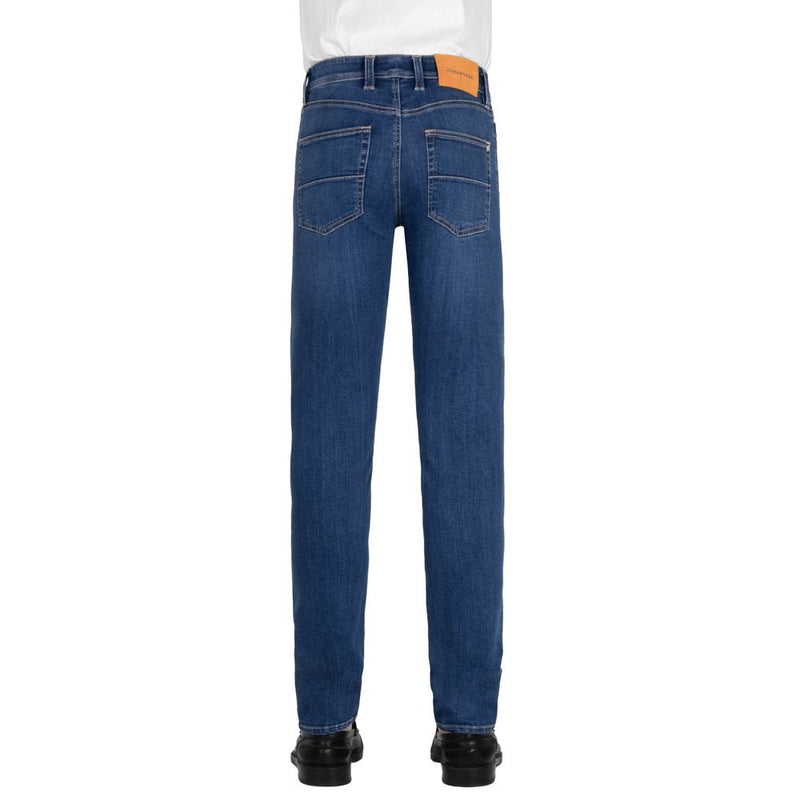 Elegant Stretch Cotton Men's Jeans Tramarossa