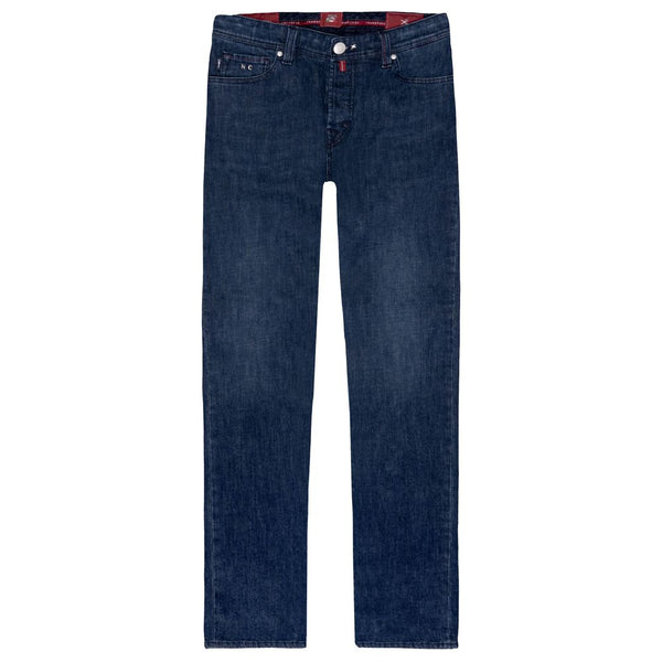 Elegant Stretch Cotton Men's Jeans Tramarossa