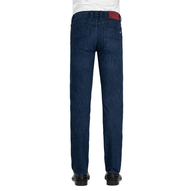 Elegant Stretch Cotton Men's Jeans Tramarossa