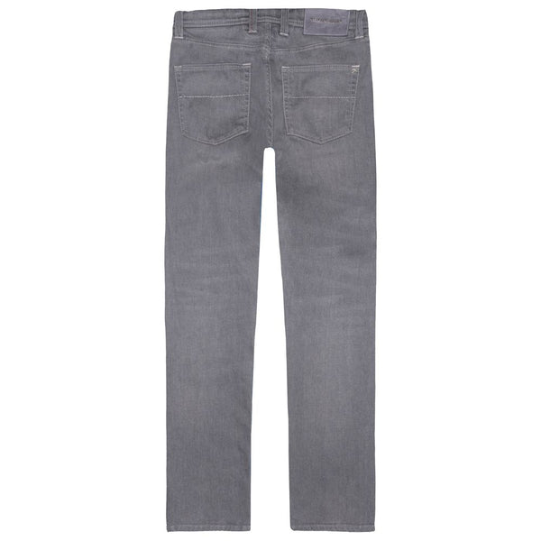 Gray Cotton Men's Jeans Tramarossa