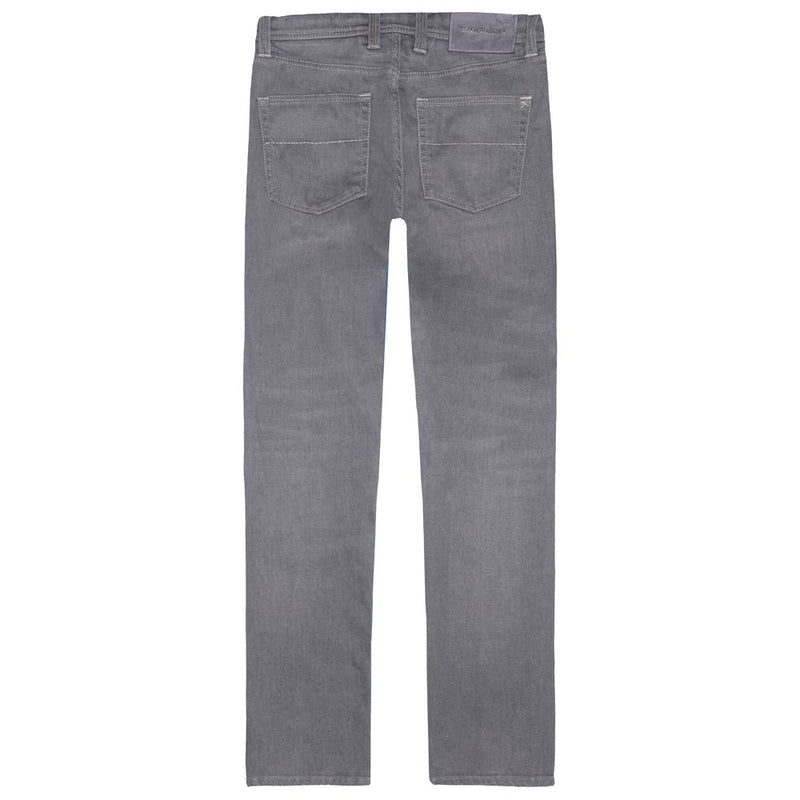 Gray Cotton Men's Jeans Tramarossa