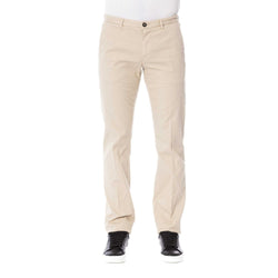 Beige Cotton Men's Pants Trussardi