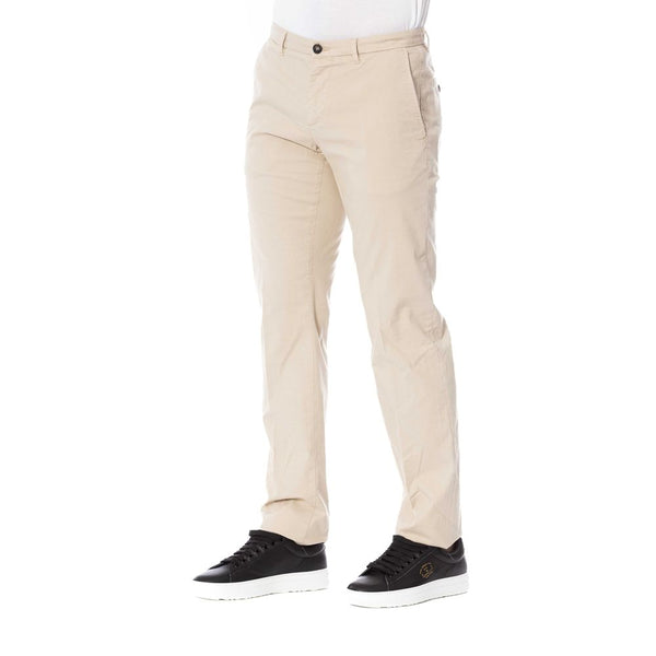 Beige Cotton Men's Pants Trussardi