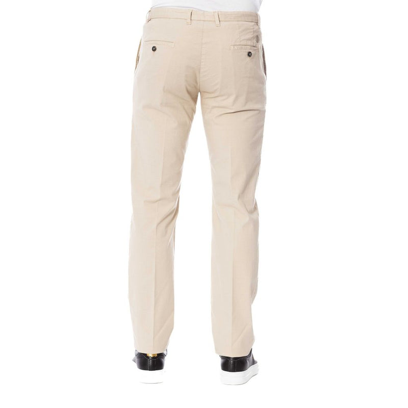 Beige Cotton Men's Pants Trussardi