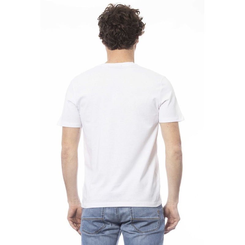 White Cotton Men T-Shirt Ungaro Sport