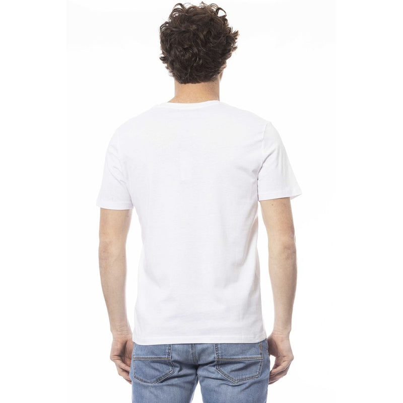 White Cotton Men T-Shirt Ungaro Sport