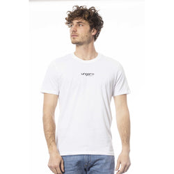 White Cotton Men T-Shirt Ungaro Sport