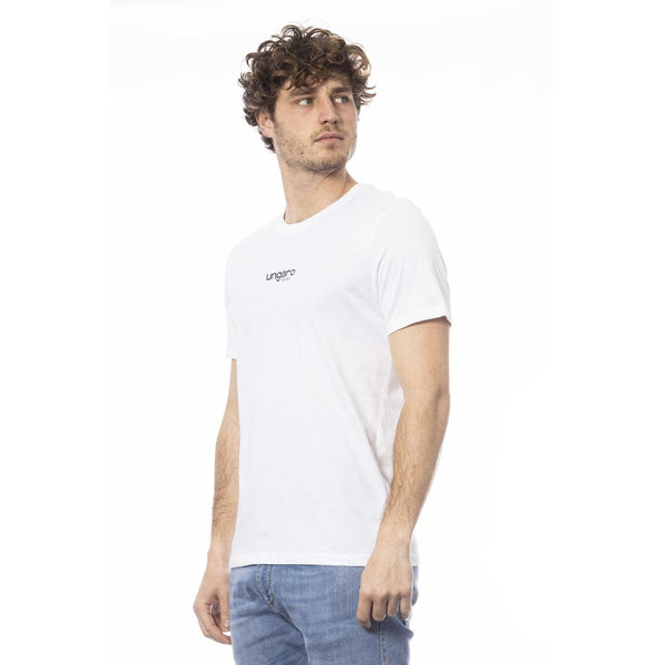 White Cotton Men T-Shirt Ungaro Sport
