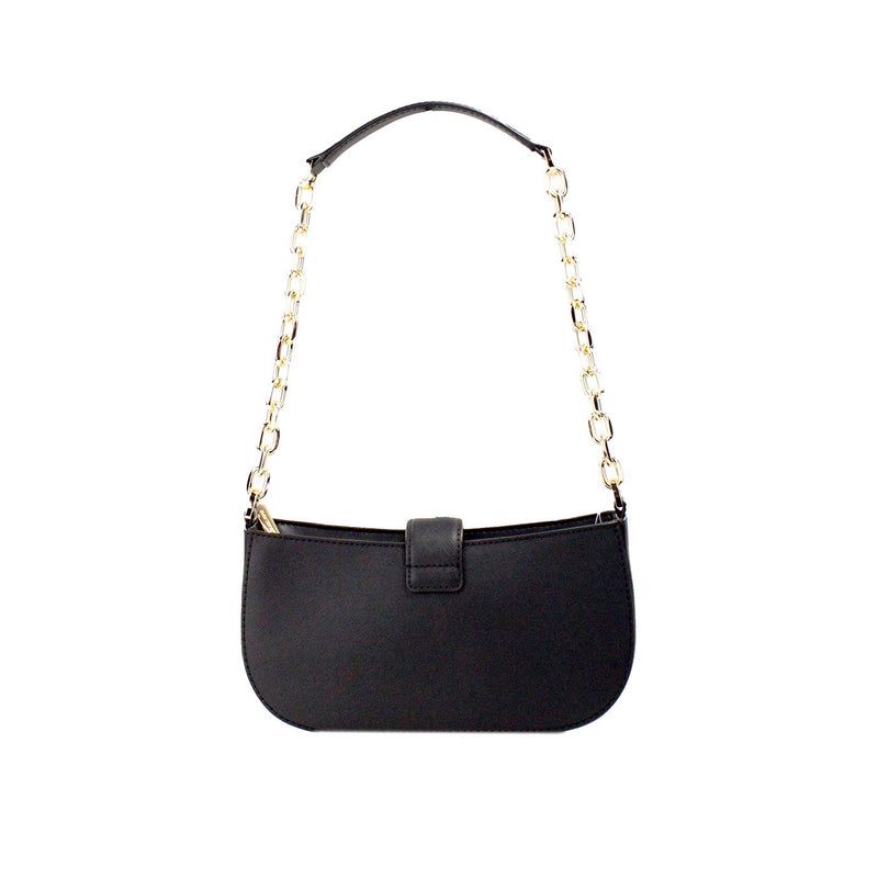 Carmen Small Black Haircalf Pouchette Shoulder Crossbody Bag Michael Kors