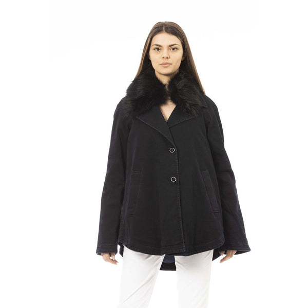 Black Cotton Women Jacket Jacob Cohen