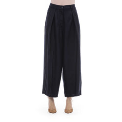 Black Cotton Women Pant Jacob Cohen