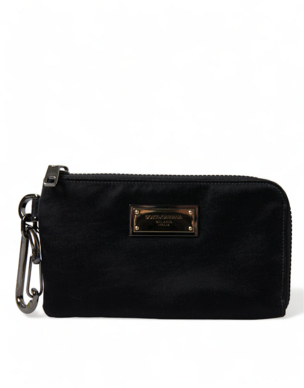 Chic Nylon-Leather Designer Pouch Dolce & Gabbana