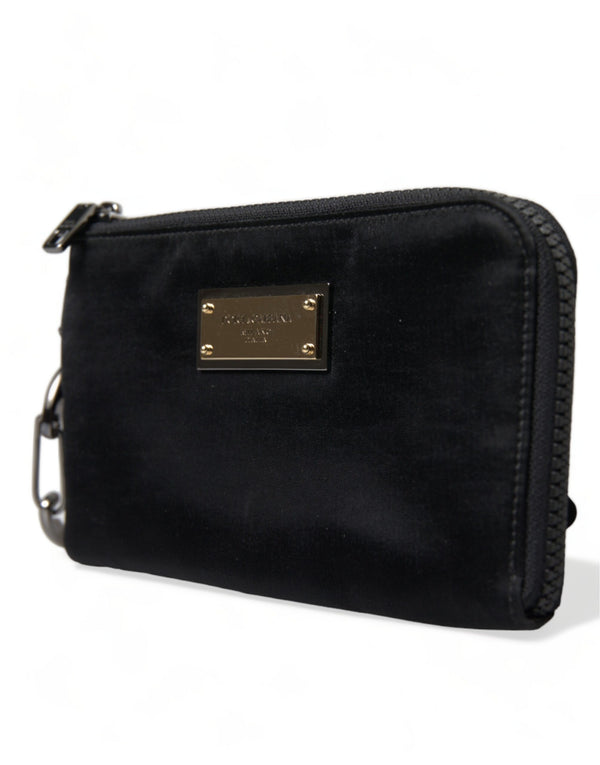 Chic Nylon-Leather Designer Pouch Dolce & Gabbana