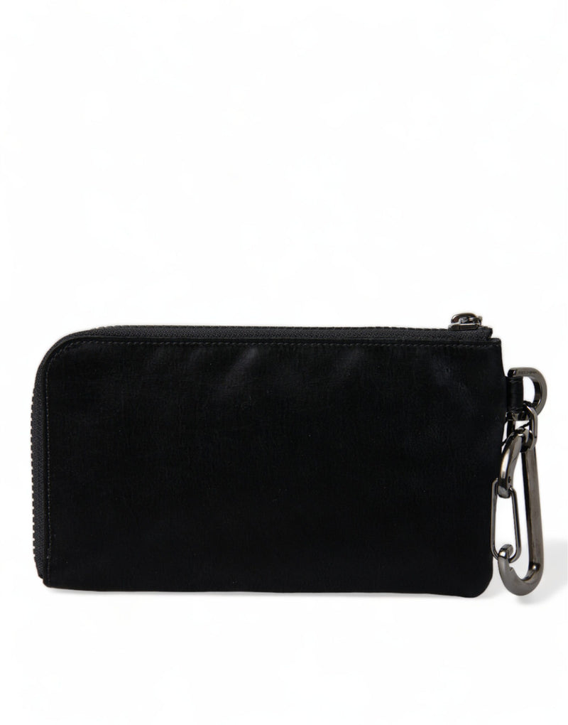 Chic Nylon-Leather Designer Pouch Dolce & Gabbana