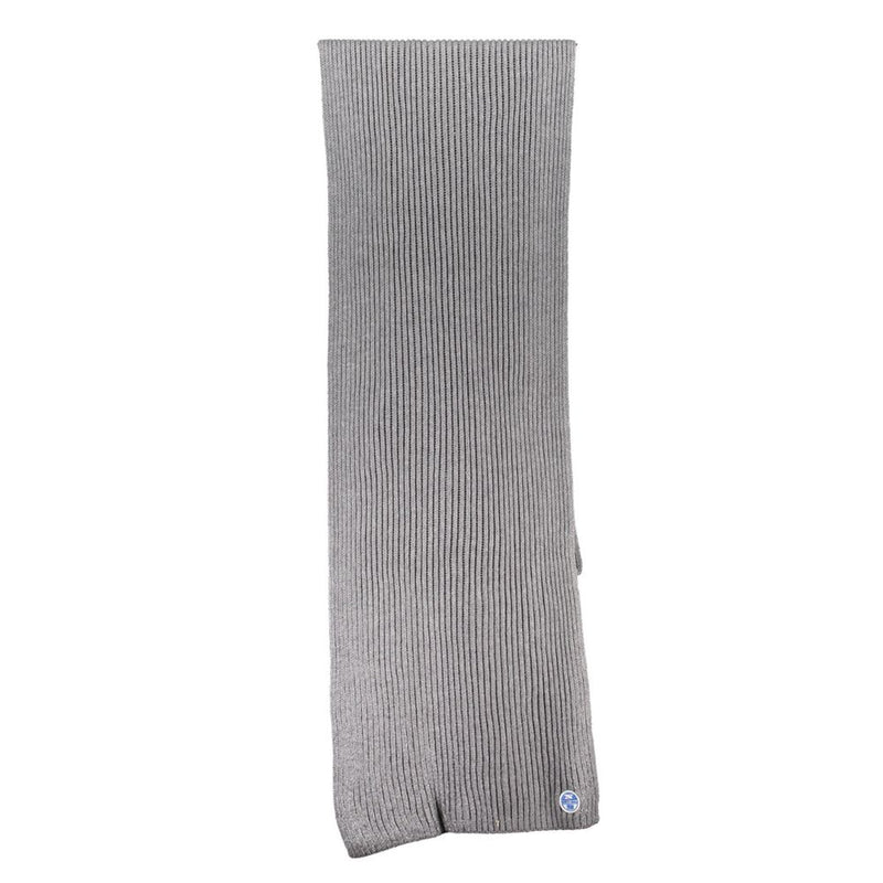 Gray Cotton Men Scarf North Sails