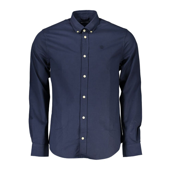 Blue Cotton Men Shirt North Sails