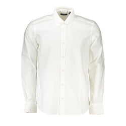 White Cotton Men Shirt North Sails