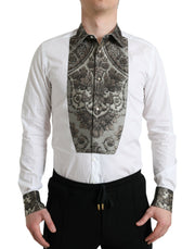 Elegant Slim Fit French Cuff Dress Shirt Dolce & Gabbana