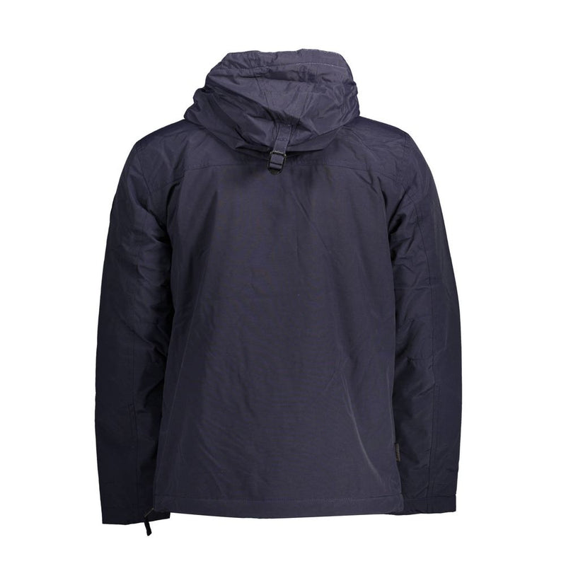 Blue Polyamide Men Jacket Napapijri