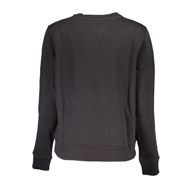 Black Cotton Women Sweater Tommy Hilfiger