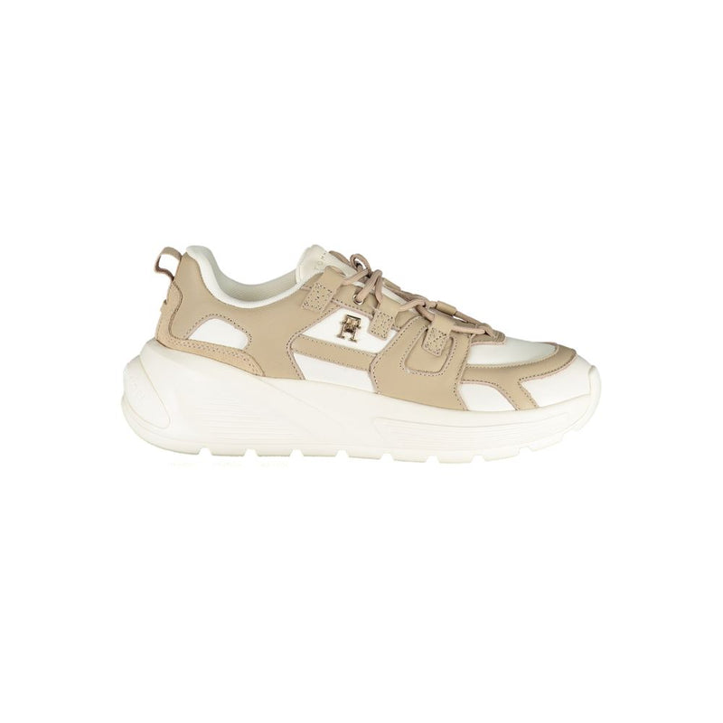 White Polyethylene Women Sneaker Tommy Hilfiger