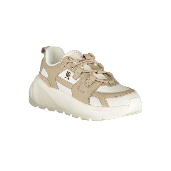 White Polyethylene Women Sneaker Tommy Hilfiger