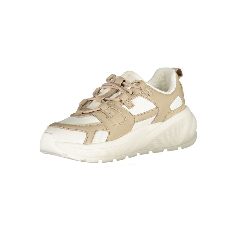 White Polyethylene Women Sneaker Tommy Hilfiger