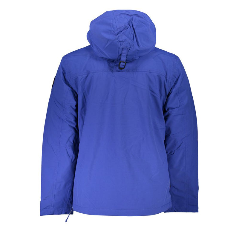 Blue Polyamide Men Jacket Napapijri