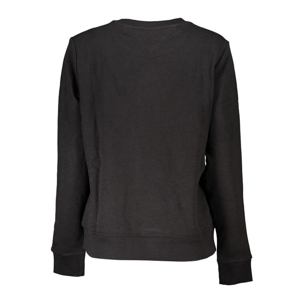 Black Cotton Women Sweater Tommy Hilfiger