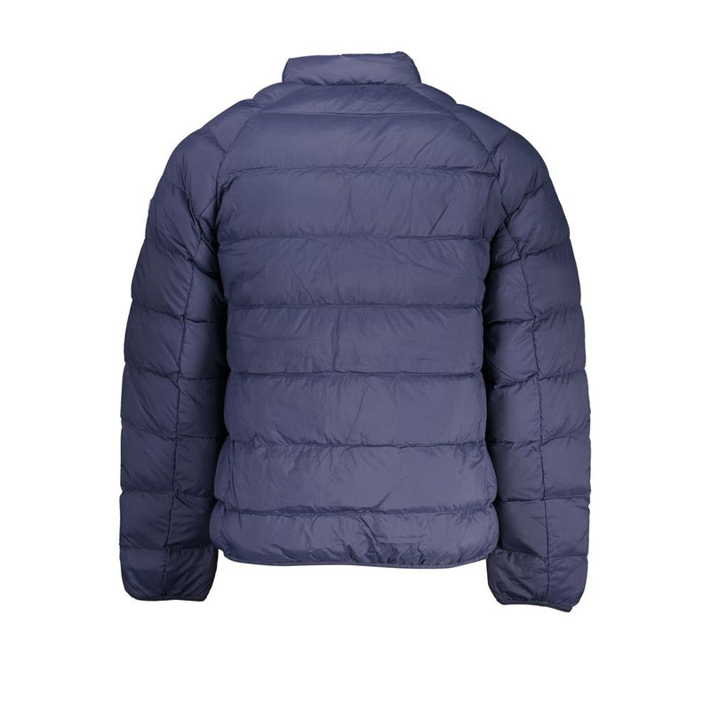 Blue Polyamide Men Jacket Tommy Hilfiger