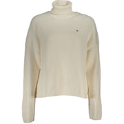 White Cotton Women Sweater Tommy Hilfiger