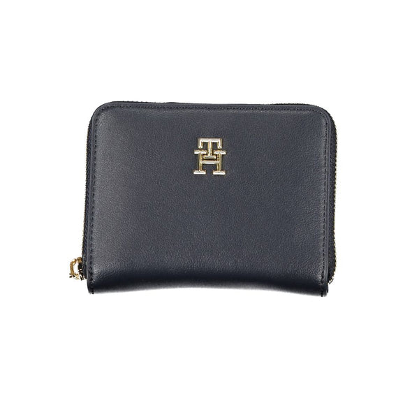 Blue Polyester Women Wallet Tommy Hilfiger