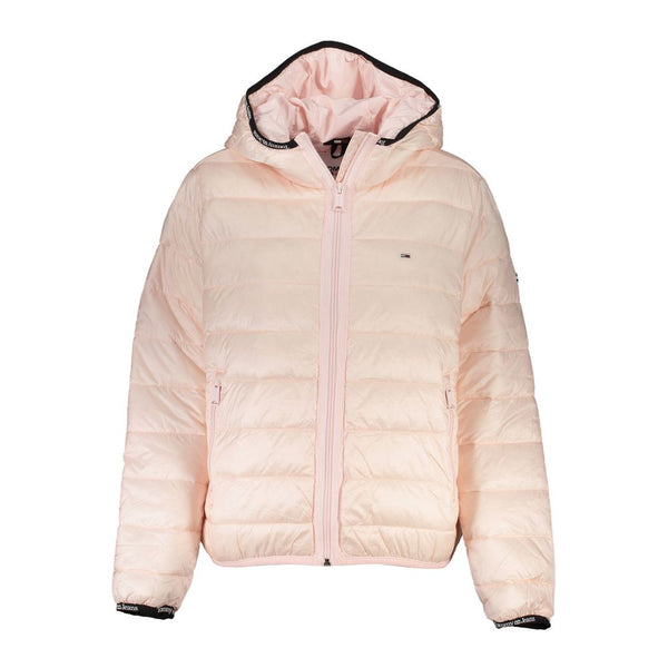 Pink Polyester Women Jacket Tommy Hilfiger