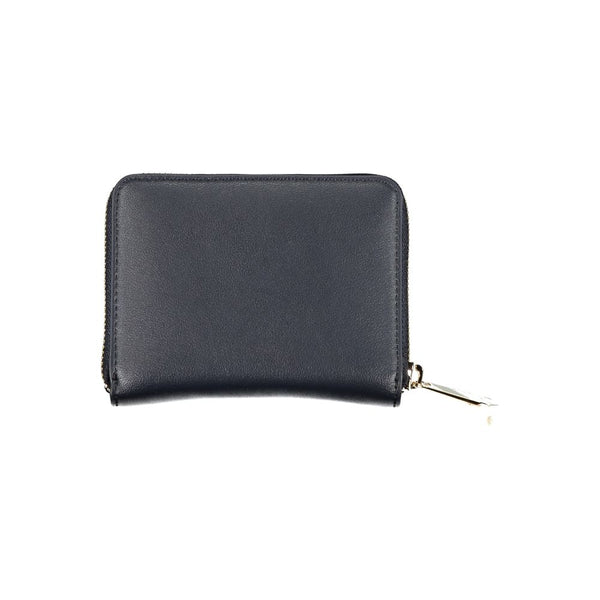 Blue Polyester Women Wallet Tommy Hilfiger