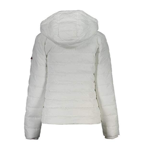 White Polyester Women Jacket Tommy Hilfiger