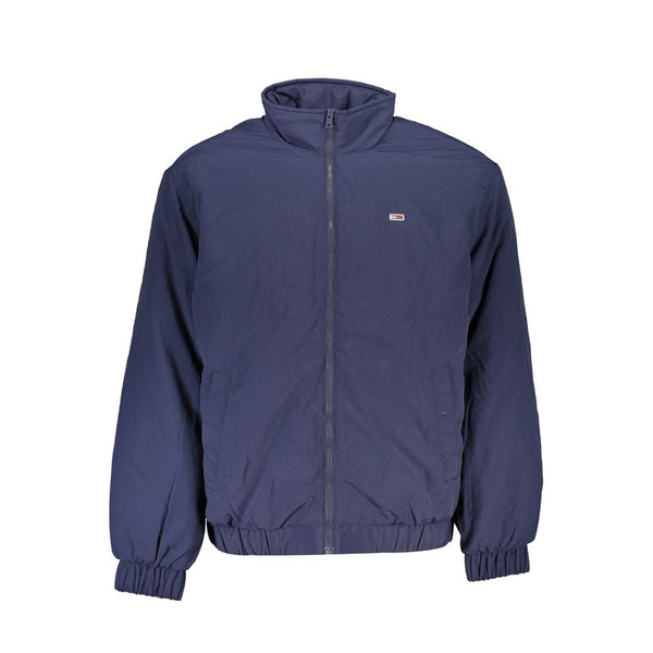 Blue Polyamide Men Jacket Tommy Hilfiger