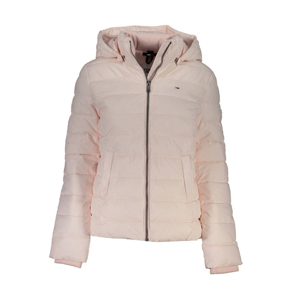 Pink Polyester Women Jacket Tommy Hilfiger